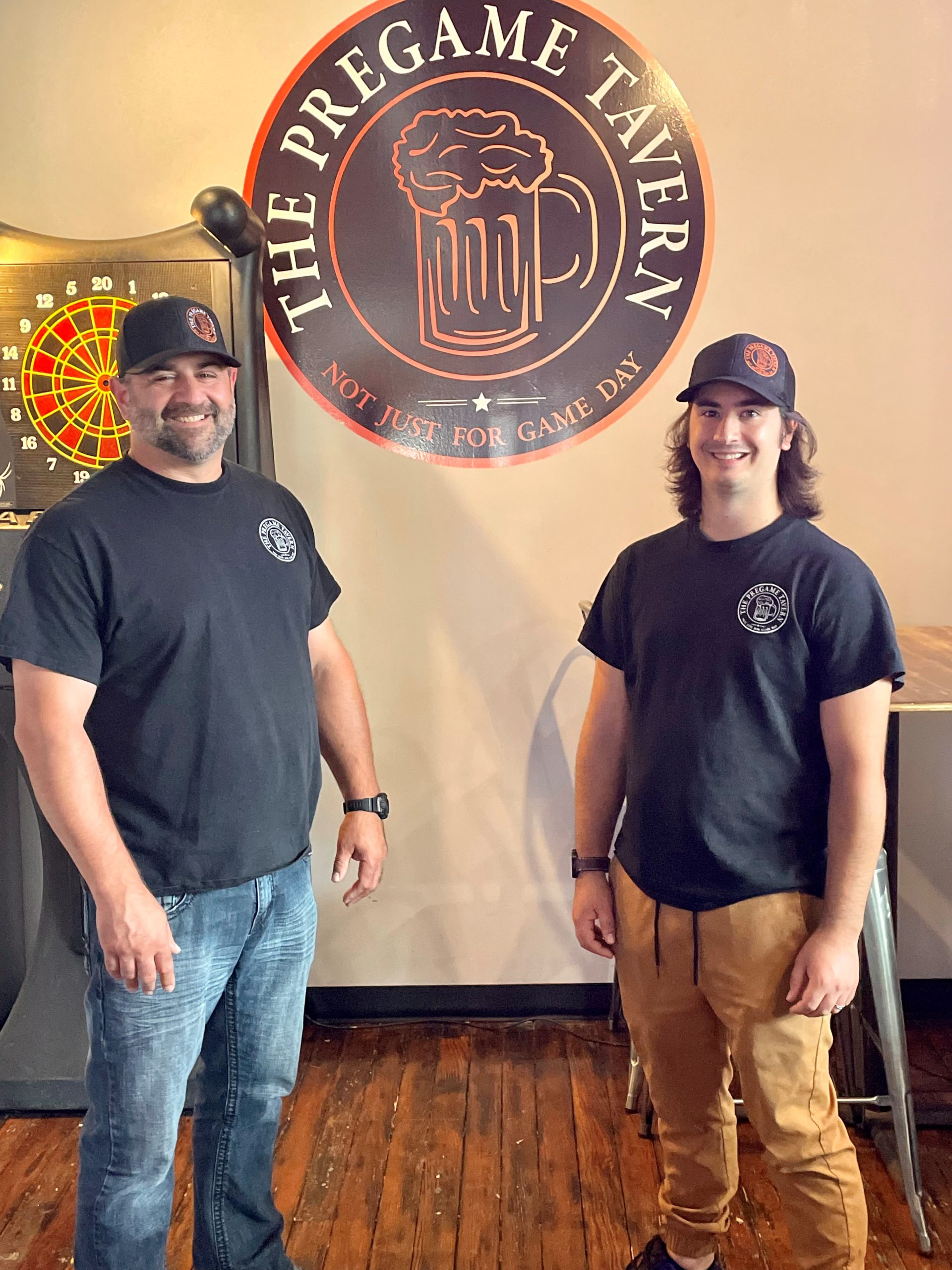 Chad Morrison and Chad Morrison Jr. - Co-owners of Pregame Tavern