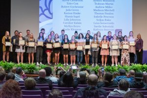 group photo of cum laude students