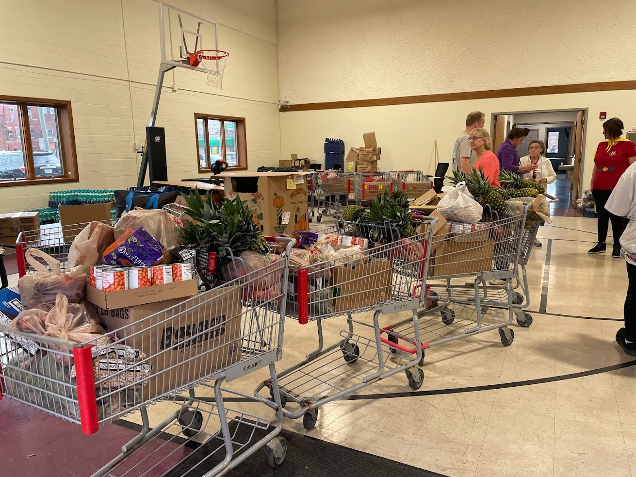 Food Distribution day at Salvation Army - Akron Canton Food Bank - Grant Cycle 2 (1)